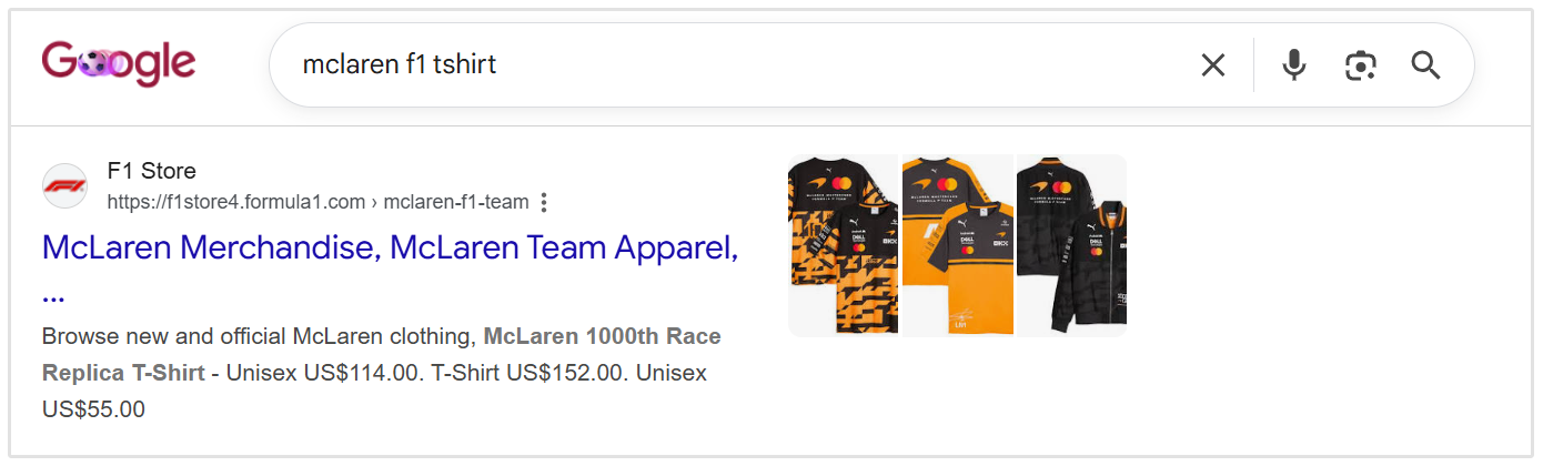Product meta description